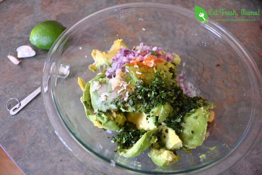 Guacamole ingredients