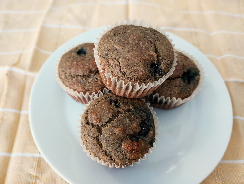 Blueberry Lemon Muffins Vegan Gluten-Free