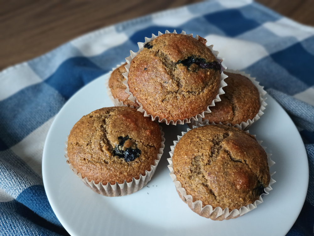 Blueberry Banana Muffins Gluten-Free