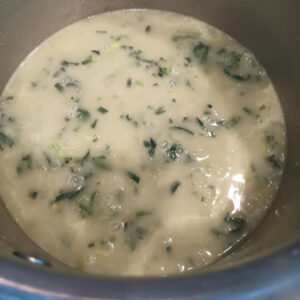 Broccoli Cheese Soup - make the roux