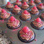 Chocolate Raspberry Cupcakes (gluten-free)
